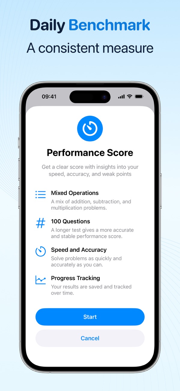Daily Benchmark — a consistent 100-question performance test